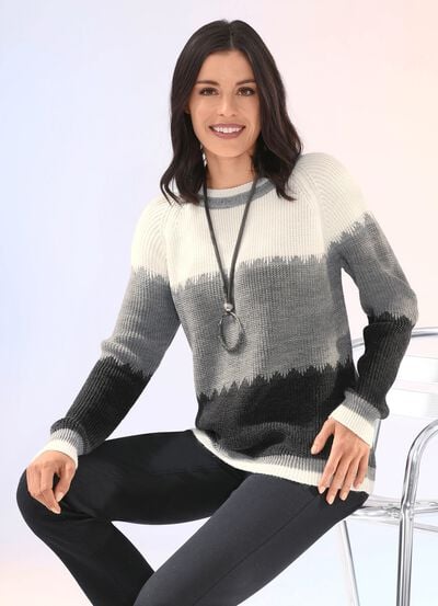 Pullover in Perlfang 