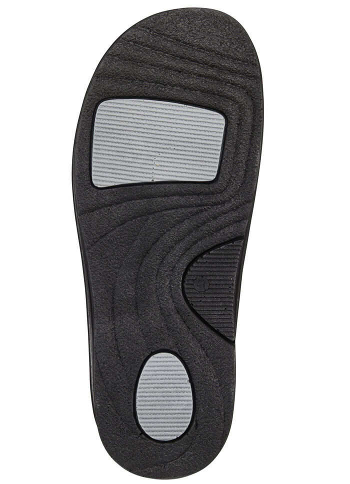 Mubb, bequeme Herren-Pantoletten, Weite H, mit herausnehmbarem Fu&szlig;bett MOKKA