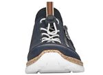 Rieker, sportliche Damen-Sneaker, mit MemoSoft Decksohle DUNKELBLAU