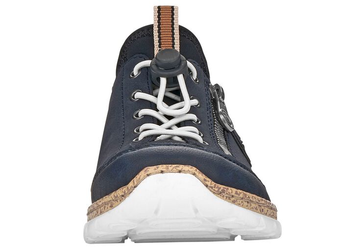 Rieker, sportliche Damen-Sneaker, mit MemoSoft Decksohle DUNKELBLAU