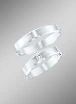 Trauring mattiert und gl&auml;nzend 