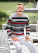 Modischer Rundhalspullover in 2 Farben 