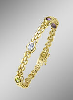 Elegantes Armband mit echten Edelsteinen 