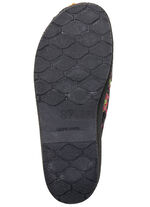 Warme Damen-Hausschuhe, mit Schurwolle ANTHRAZIT-BUNT