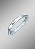 Hochgl&auml;nzender Partnerring aus Wei&szlig;gold 