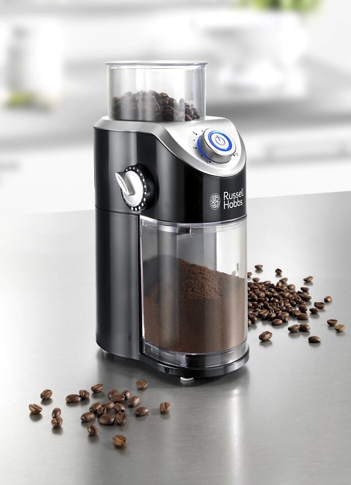 Russell Hobbs elektrische Kaffeemühle mit Scheibenmahlwerk 