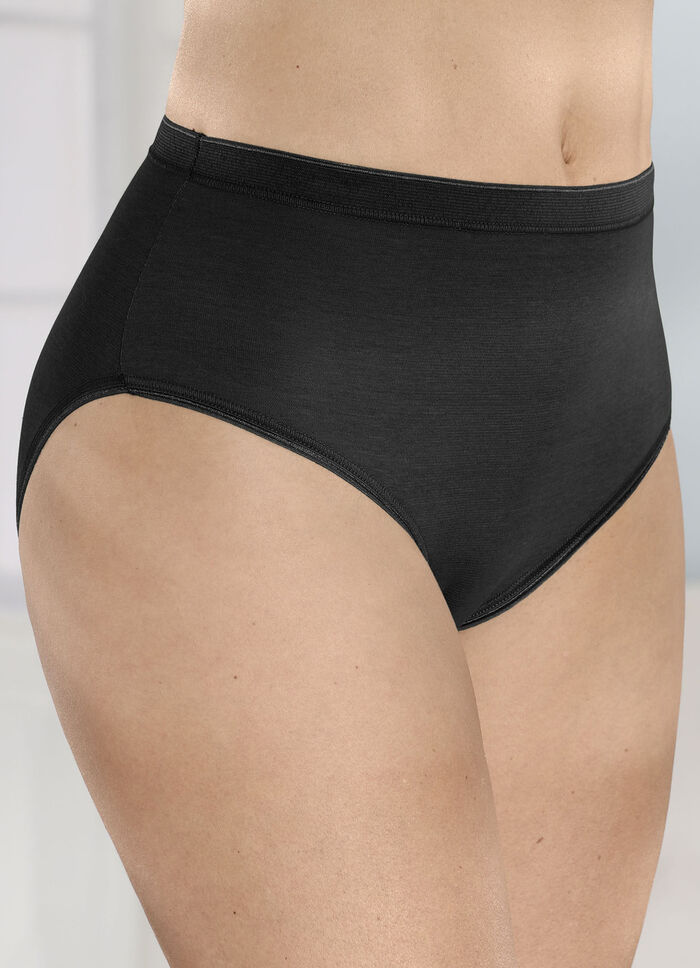 Fünferpack Slips mit elastischen Abschlüssen 