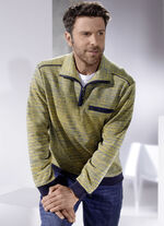 Sweatshirt mit Kontrastpaspeln 