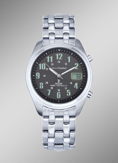 Pierre Chaubert- Funk-Solar-Herrenuhr 
