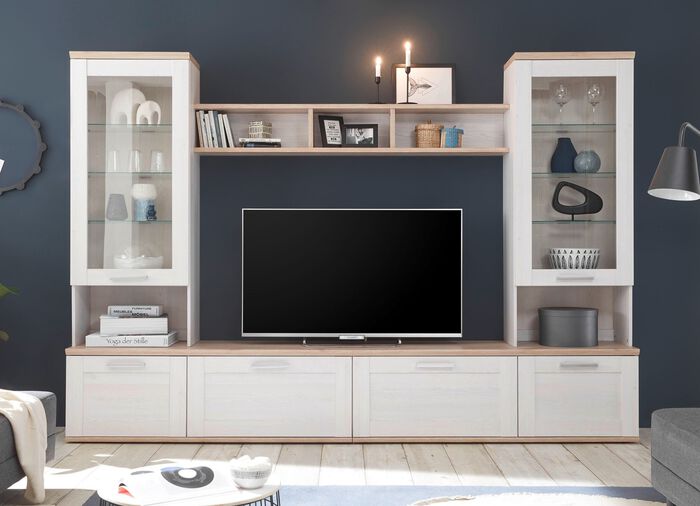 Faszinierende Wohnwand SIBIU-LAERCHE - SAN REMO HELL