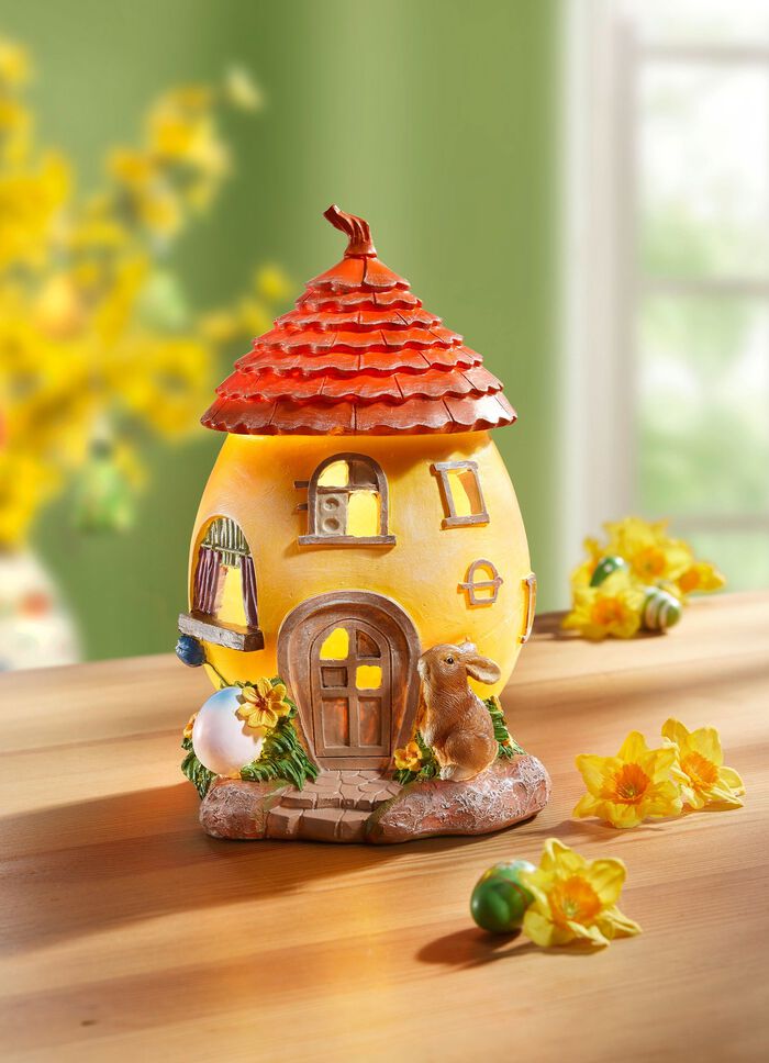 Beleuchtetes Osterhaus, batteriebetrieben 