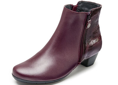 ELENA EDEN, elegante Damen-Stiefeletten, Weite G, mit herausnehmbarem Fußbett 