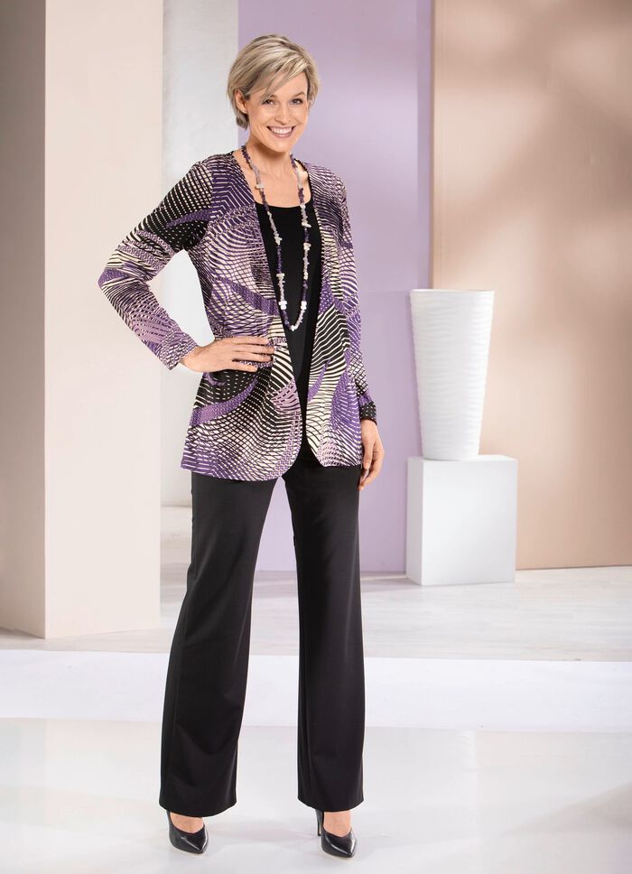 Shirt in Jacken-Optik 