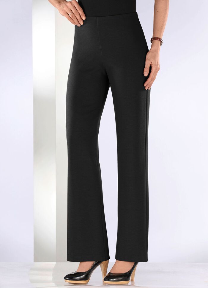 Jerseyhose mit ausgestellter Fu&szlig;weite 