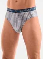 F&uuml;nferpack Slips mit Karodessin 