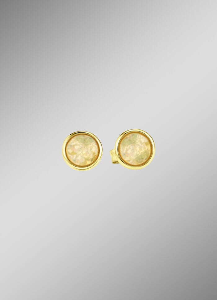 Ohrstecker mit echt Feueropal 