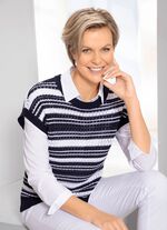 Pullunder in Ringeldessin 