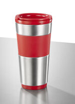 Single-Kaffeemaschine mit Keramik- und Thermobecher 