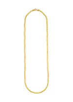 Geflochtene Halskette aus Gold 