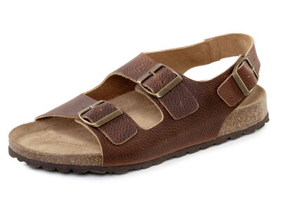 GINO GALANTE, klassische Herren-Sandalen, Weite H, mit verstellbaren Schließen 