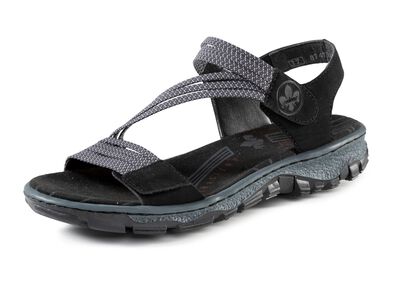 Rieker, sportliche Damen-Sandalen, mit zwei Klettspangen 