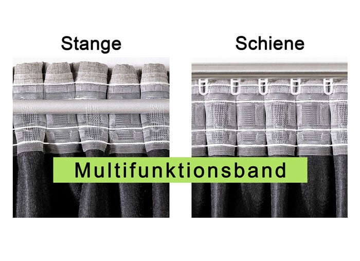 Thermo-Verdunkelungsschal mit Multifunktionsband 