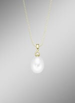 Anhänger mit Süßwasser-Zuchtperle 