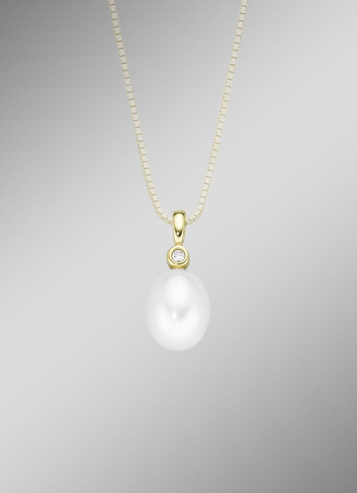 Anhänger mit Süßwasser-Zuchtperle 