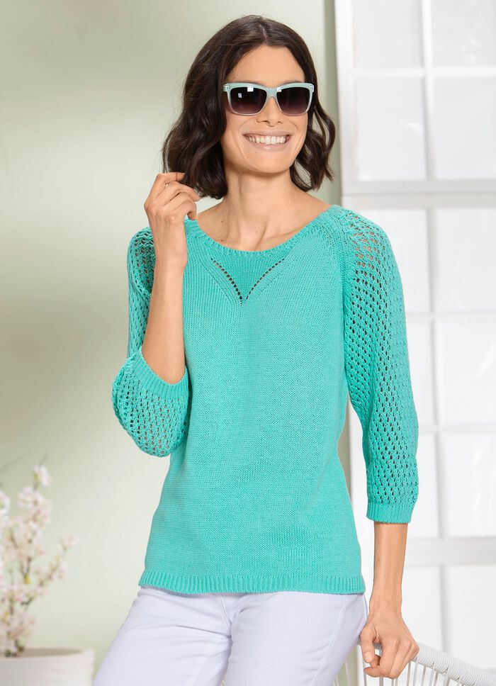 Pullover mit Ajourmuster MINZE