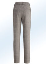 Jerseyhose in aktuellen Karodessinierungen BRAUN-SCHWARZ