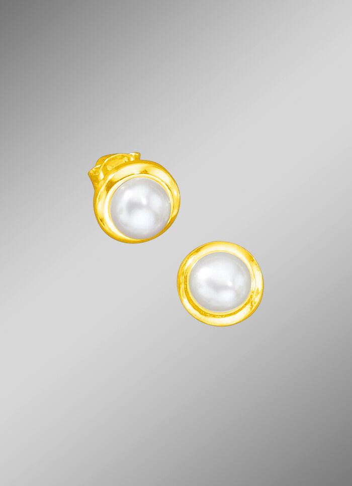 Ohrstecker mit S&uuml;&szlig;wasser-Zuchtperle 