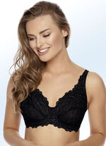 Viania B&uuml;gel-BH mit Stickereispitze SCHWARZ