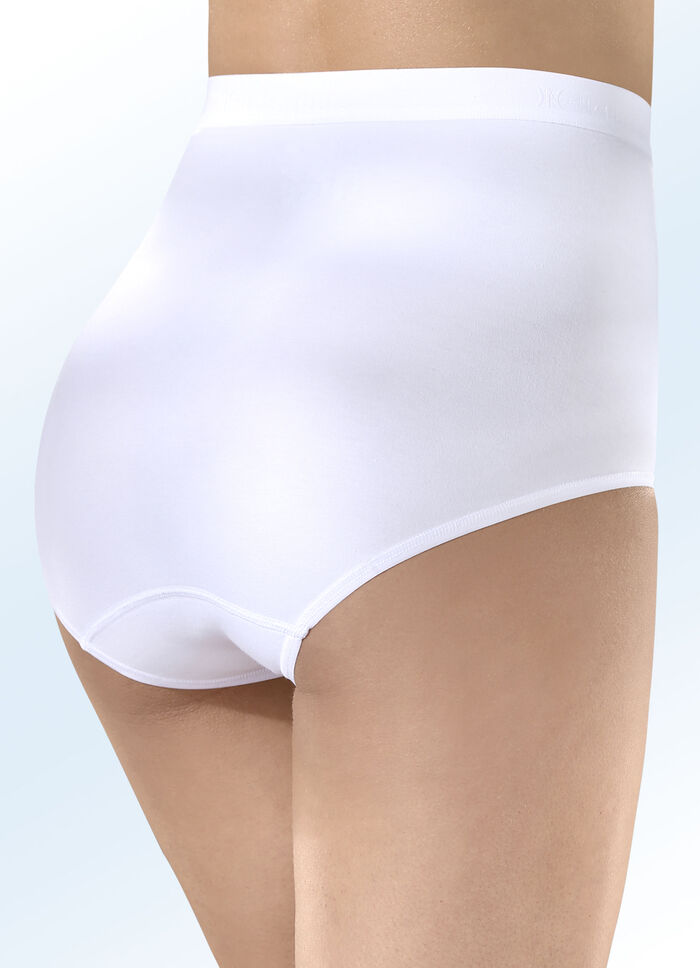 Speidel Zweierpack Formslips mit hoher Taille WEISS