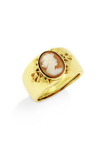 Interessanter Damenring mit Kamee 