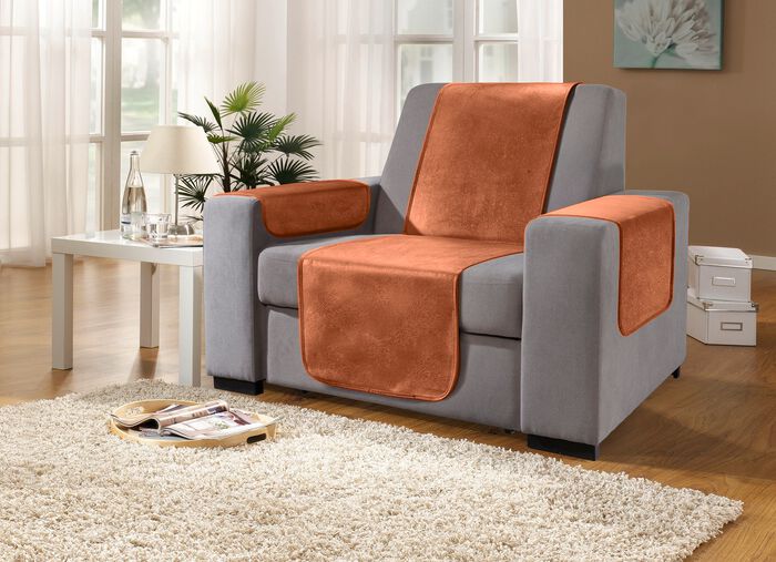 Sessel- und Sofaschoner mit Anti-Rutsch-Beschichtung 