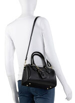 Laurina Tasche mit abnehmbarem Schmuck-Anh&auml;nger SCHWARZ