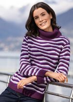 Pullover in Strukturmix 