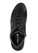 Waldläufer, bequeme Damen-Stiefeletten, Winterschuhe, Weite H, mit herausnehmbarem Fußbett SCHWARZ