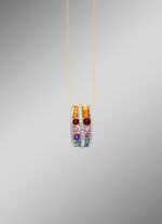 Multicolor Anh&auml;nger aus Gold 