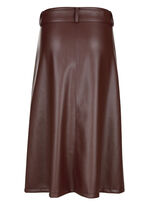 Rock aus softem Nappaleder-Imitat 