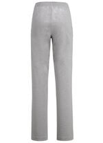 Hose in modischer Weite HELLGRAU MEL.