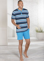 Shorty mit Knopfleiste 