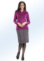 Rock in gerade Schnittführung 