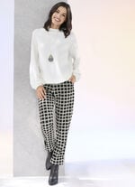 Knöchellange Hose in bequemer Weite 