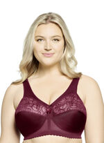 Glamorise St&uuml;tz-BH mit Spitze BORDEAUX