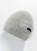 Seeberger, Damen-Walkm&uuml;tze, mit Ajoumuster  GRAU