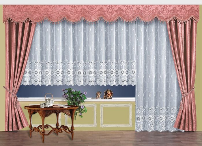 Schabracke mit Bommelborte 