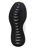 Schnür-Sneaker aus strukturiertem Textilmaterial WEISS