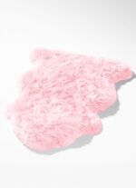 Vorleger aus echtem Lammfell in Tierform 