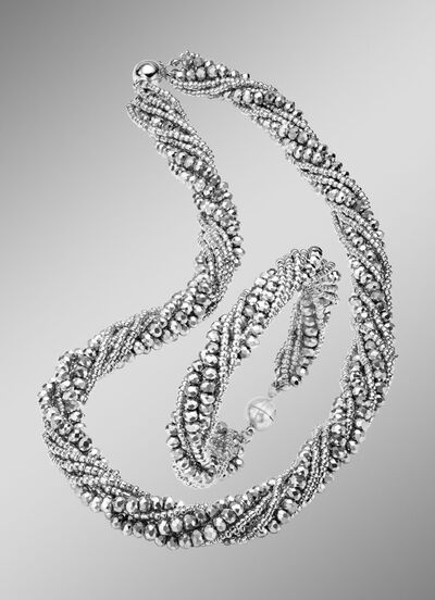 Wundervoll funkelndes Schmuck-Set, 2-teilig 